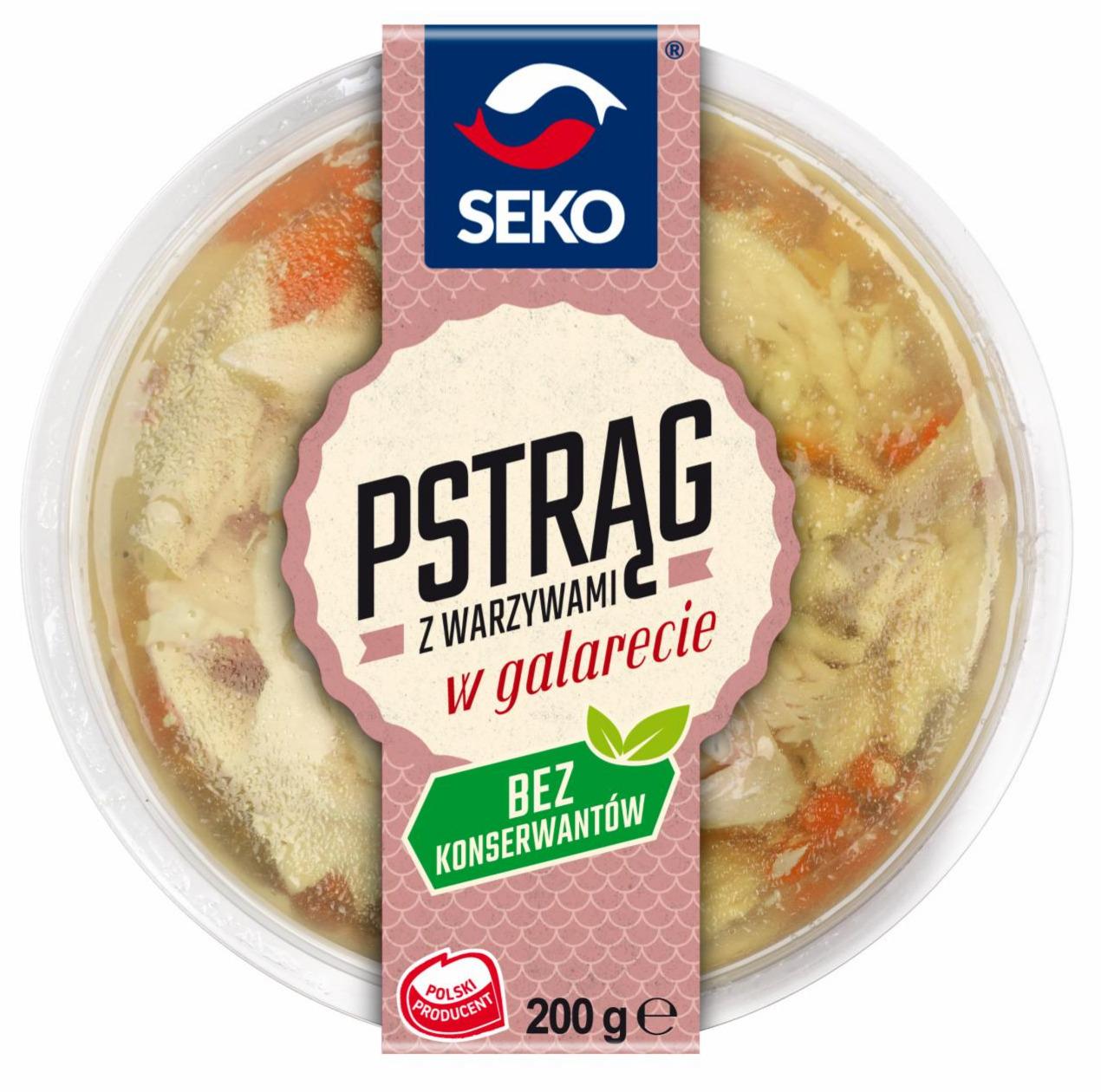 Zdjęcia - Seko Pstrąg z warzywami w galarecie 200 g