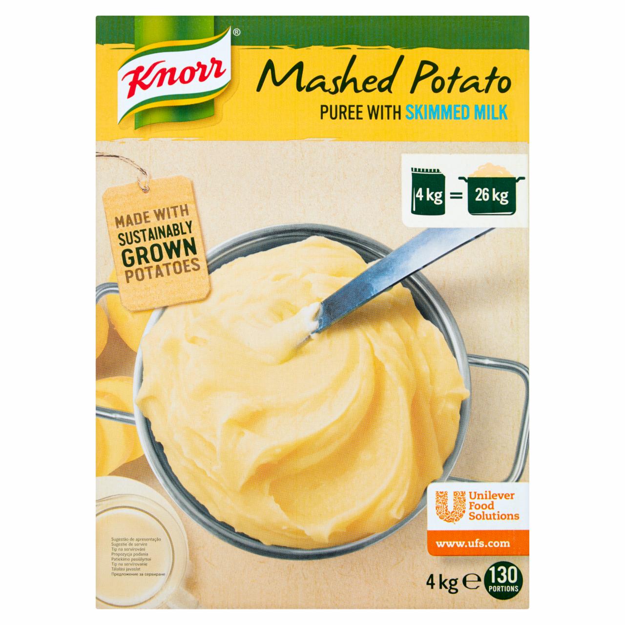 Zdjęcia - Knorr Puree ziemniaczane z mlekiem odtłuszczonym 4 kg