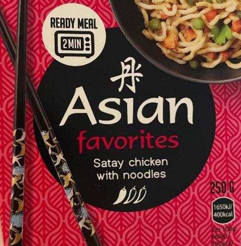 Zdjęcia - Satay chicken noodles Asian favorites