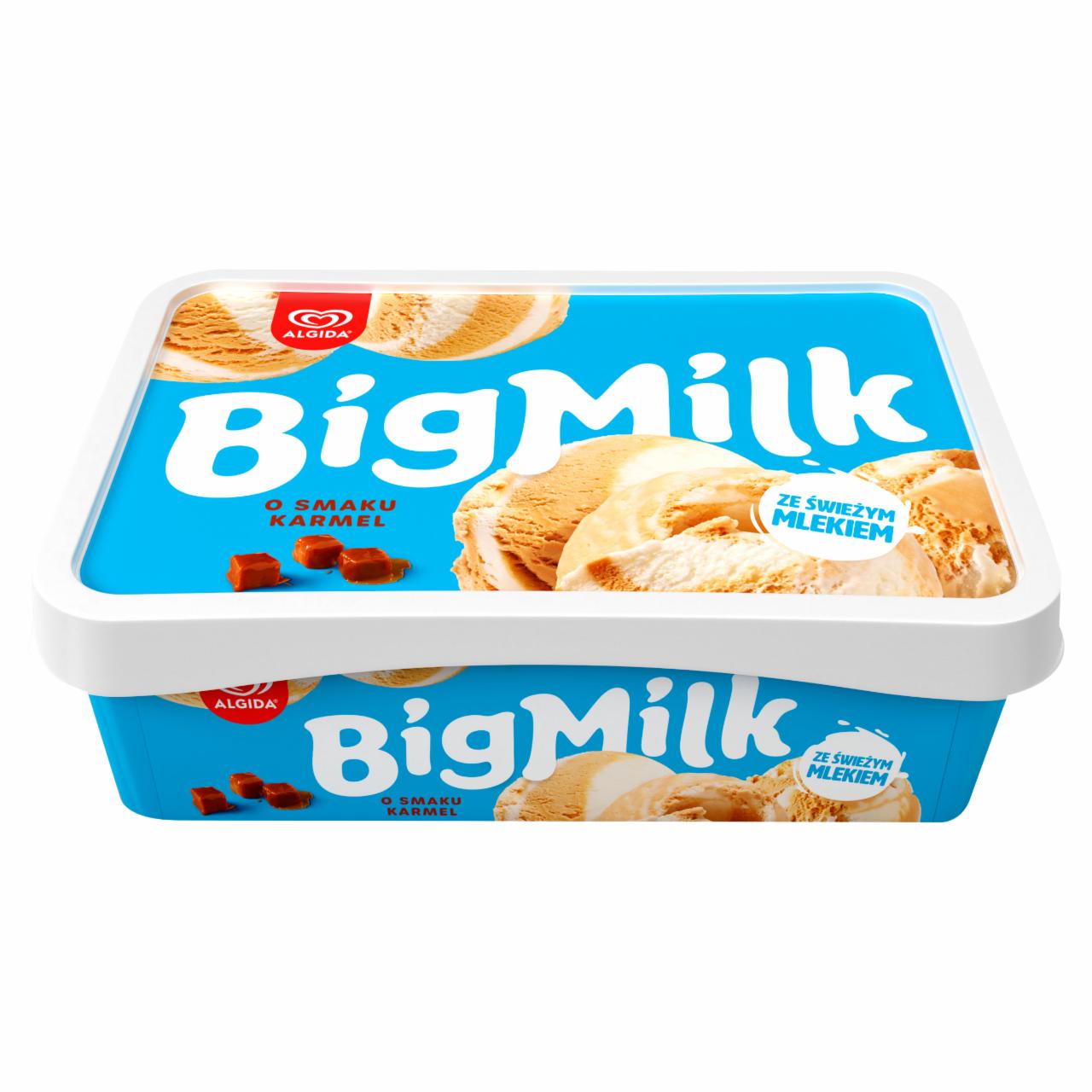 Zdjęcia - Big Milk Lody o smaku karmel 1000 ml