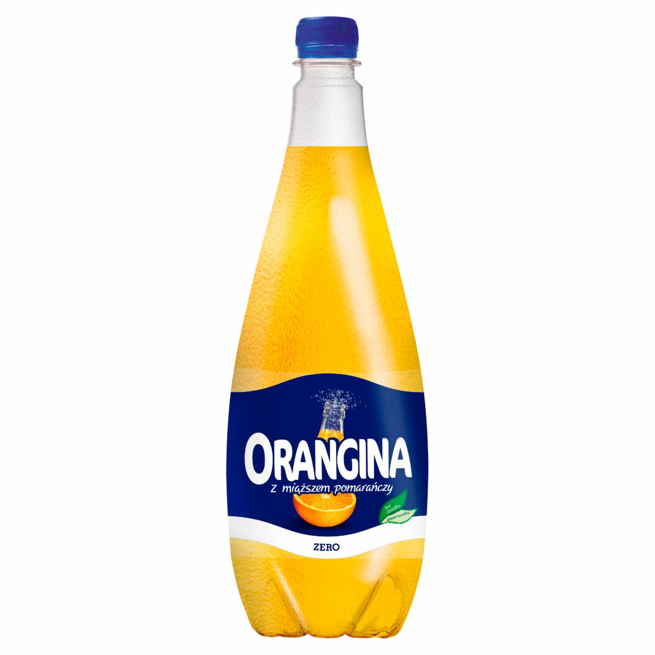 Zdjęcia - Orangina Zero Napój gazowany o smaku pomarańczowym 1,4 l