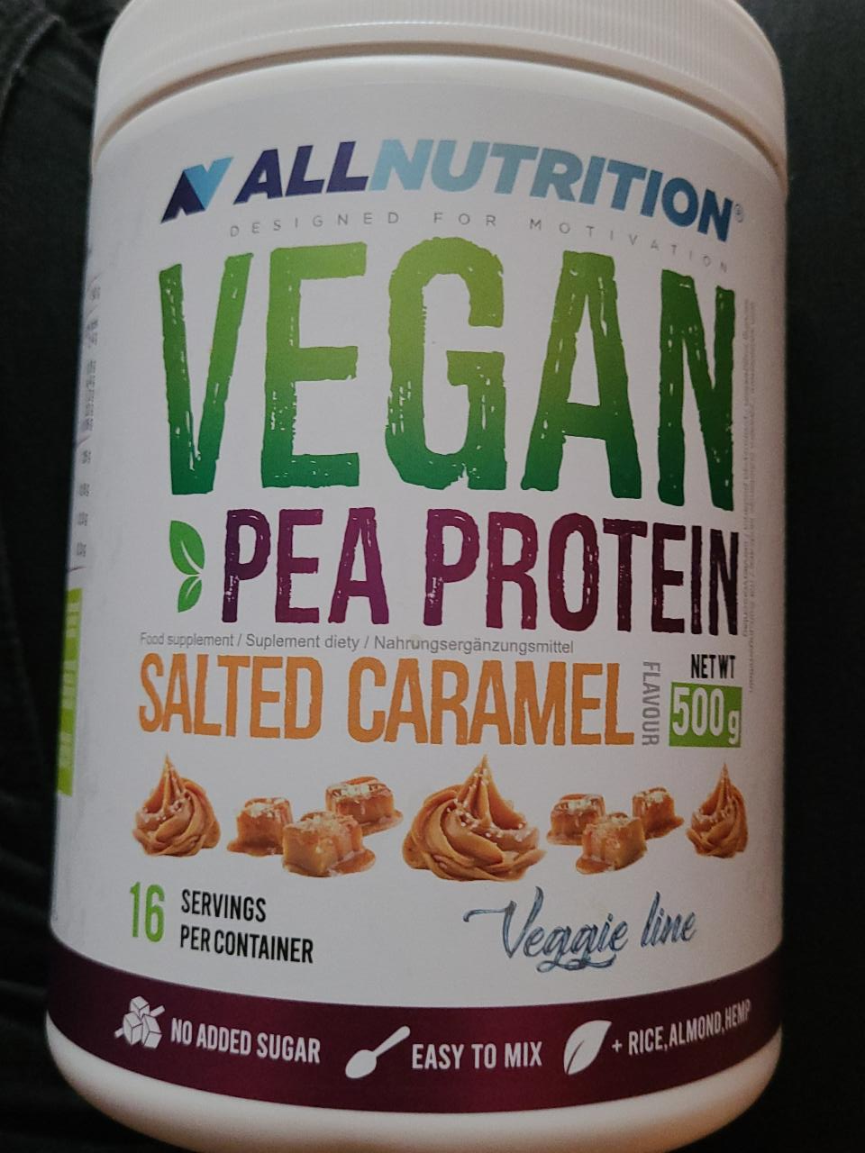 Zdjęcia - Vegan pea protein salted caramel Allnutrition