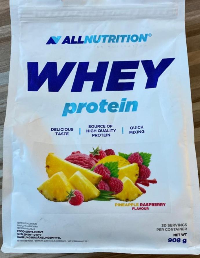 Zdjęcia - Whey protein pineapple raspberry flavour Allnutrition