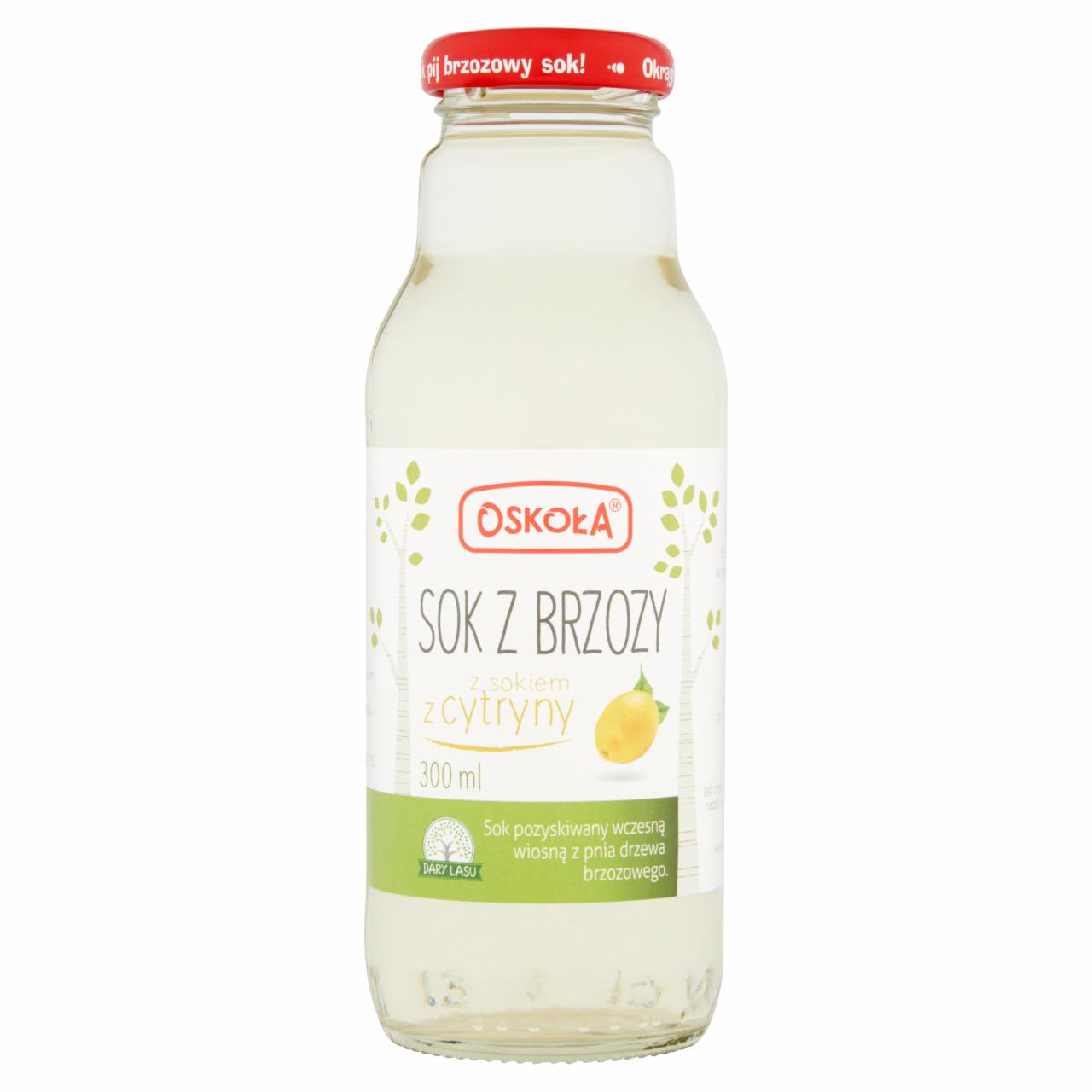 Zdjęcia - Oskoła Sok z brzozy z sokiem z cytryny 300 ml