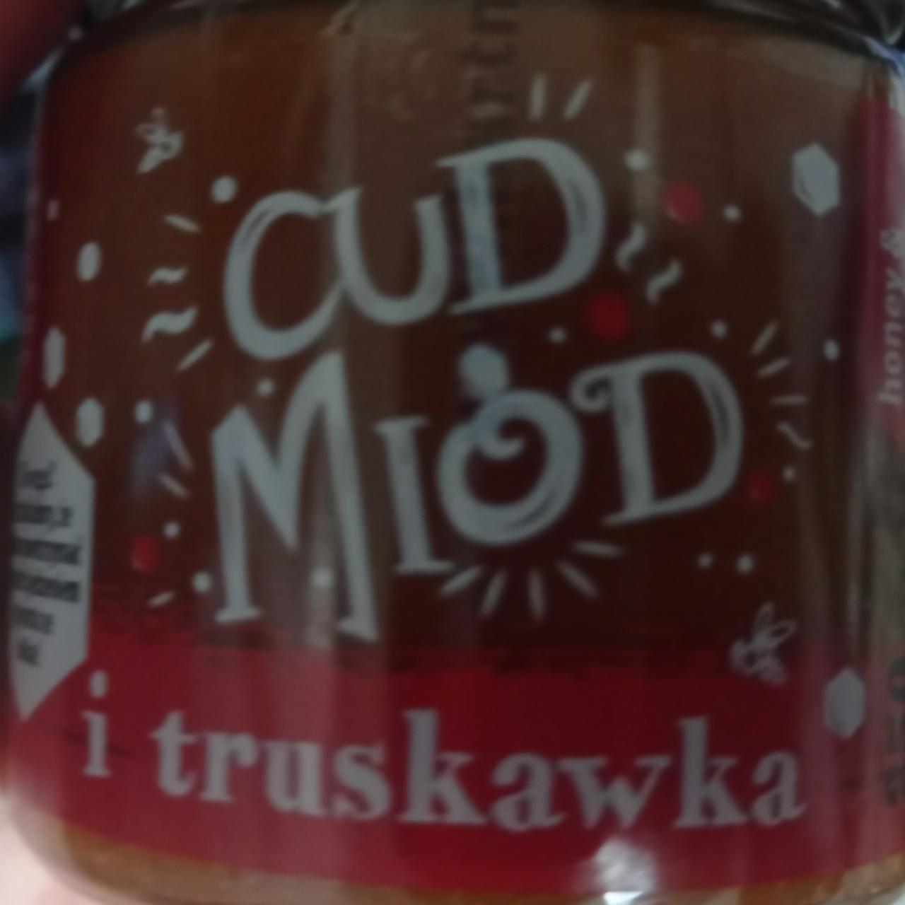 Zdjęcia - Kremowany miód wielokwiatowy z truskawką Cud miód