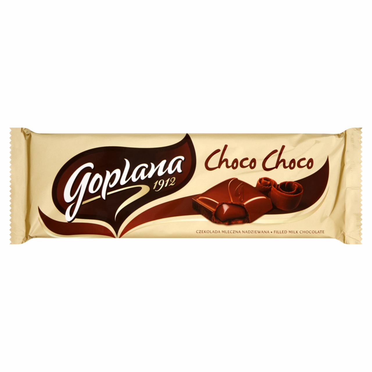 Zdjęcia - Goplana Choco Choco Czekolada mleczna nadziewana 245 g