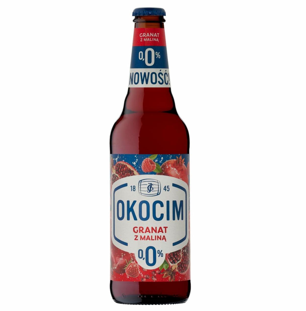 Zdjęcia - Okocim Mix piwa bezalkoholowego z lemoniadą granat z maliną 500 ml