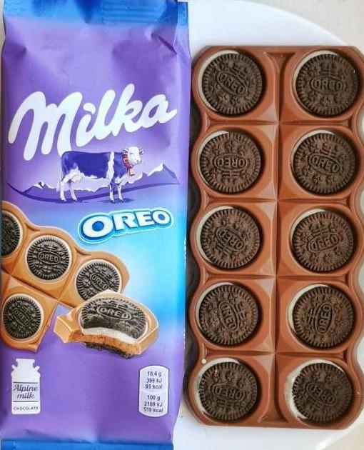 Zdjęcia - Oreo Sandwich Czekolada mleczna 92 g Milka