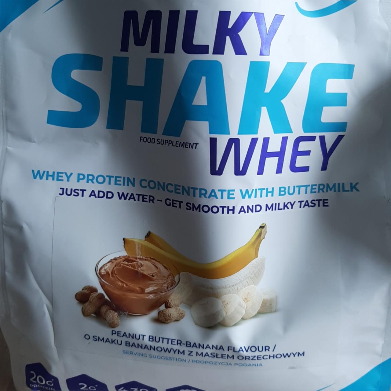 Zdjęcia - Milky Shake Whey Peanut Butter Banana 6PAK Nutrition