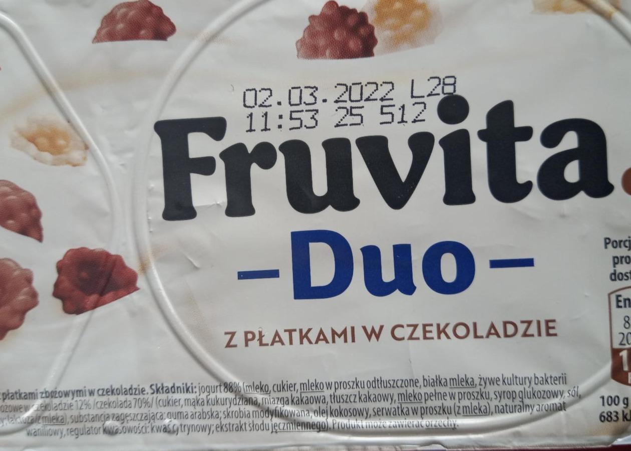 Zdjęcia - FruVita Duo z płattkami w czekoladzie