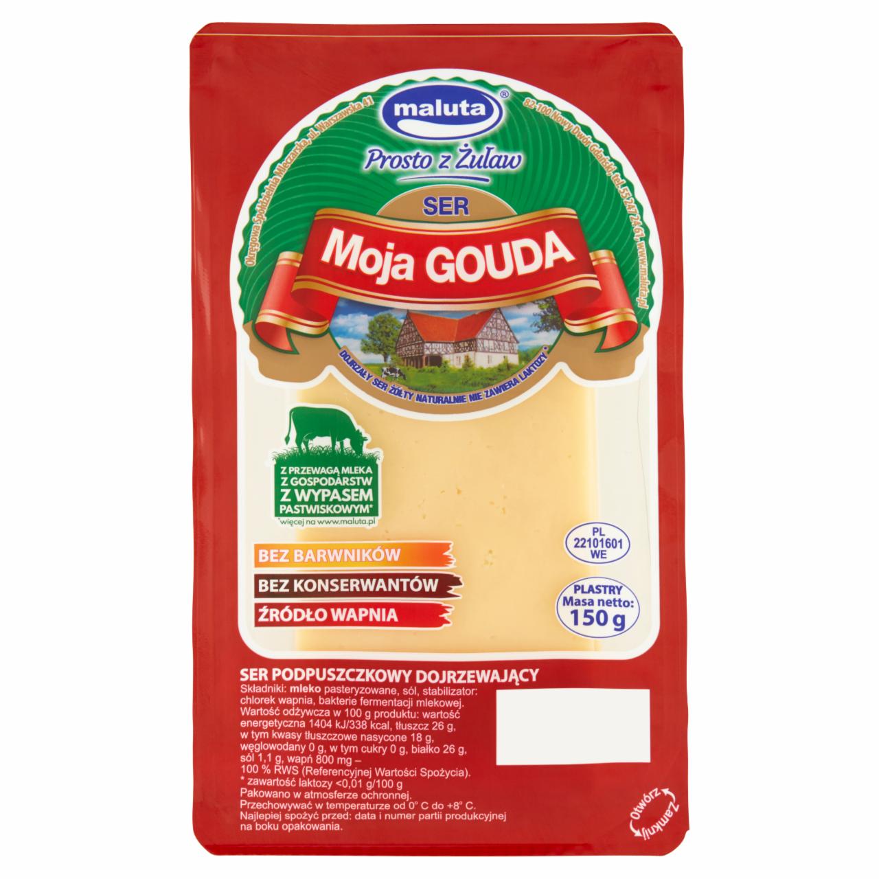 Zdjęcia - Maluta Ser moja gouda plastry 150 g