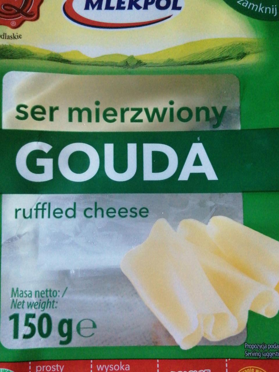 Zdjęcia - Mlekpol Ser mierzwiony gouda 150 g