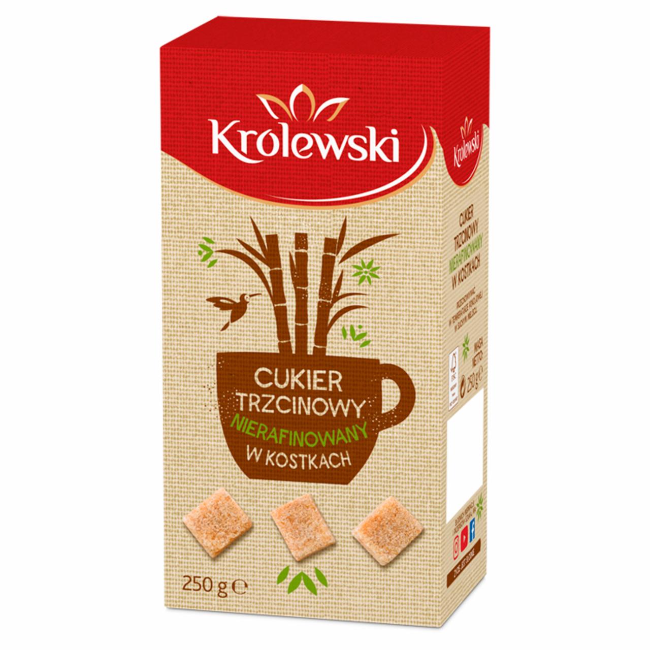 Zdjęcia - Cukier Królewski Cukier trzcinowy w kostkach 250 g