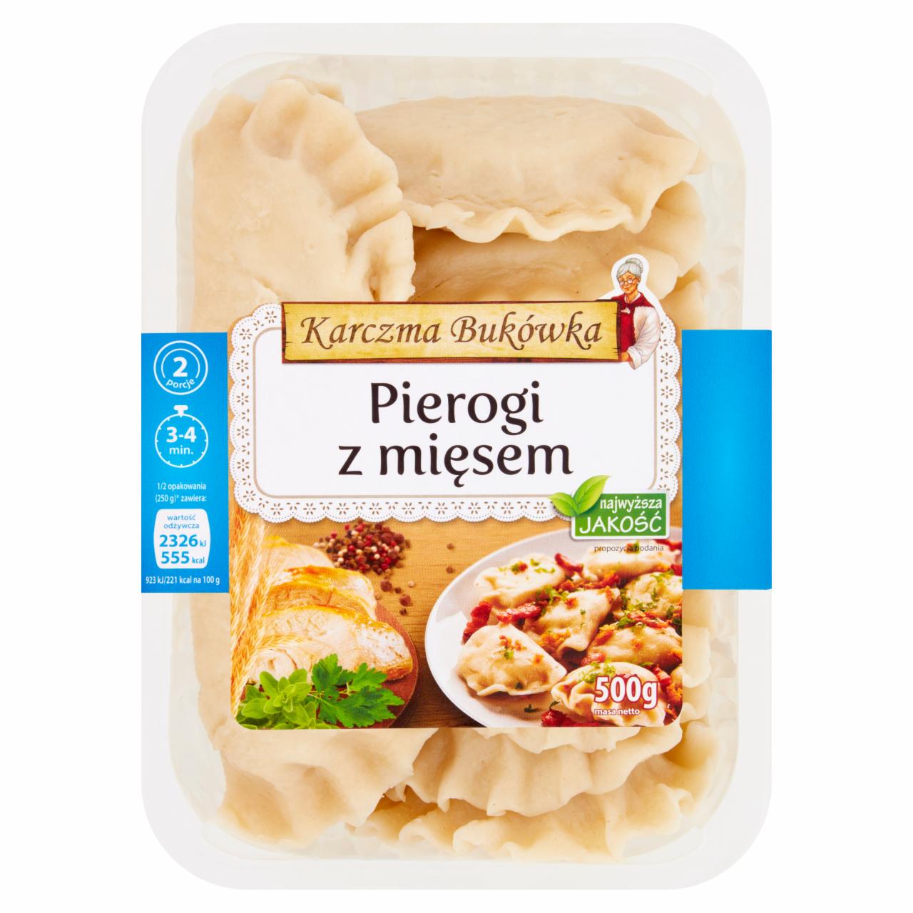 Zdjęcia - Karczma Bukówka Pierogi z mięsem 500 g