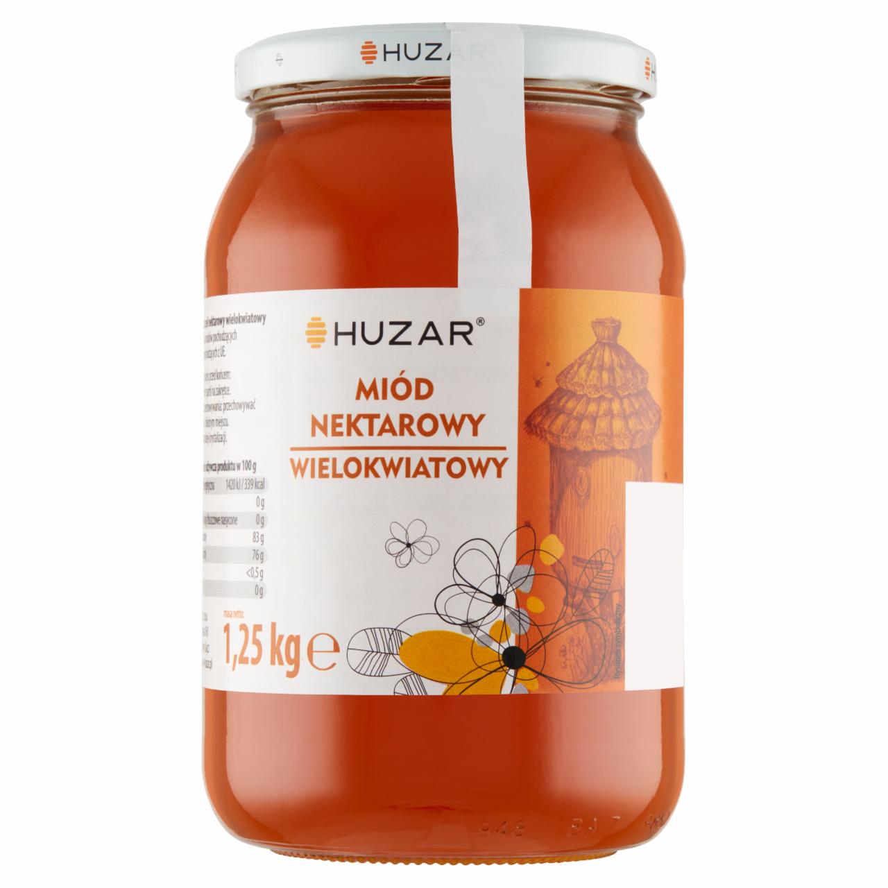 Zdjęcia - Huzar Miód nektarowy wielokwiatowy 1,25 kg