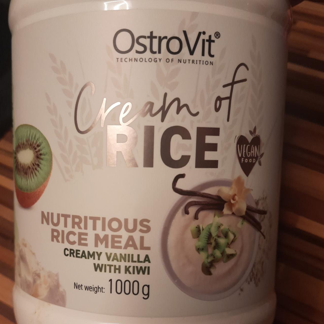 Zdjęcia - Cream of rice vanilla kiwi OstroVit