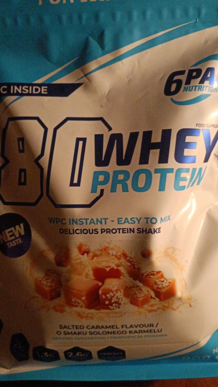 Zdjęcia - 80 whey protein salted caramel 6pak