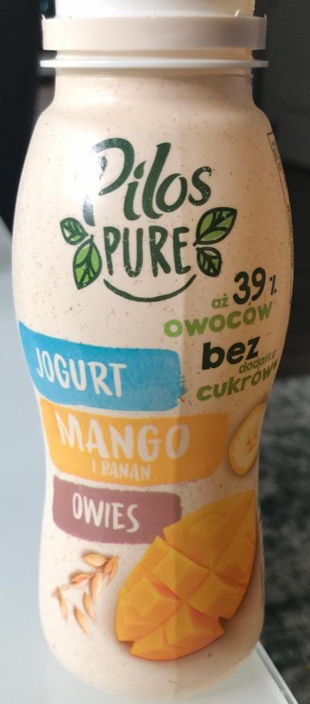 Zdjęcia - Jogurt Mango i Banan Owies Pilos Pure