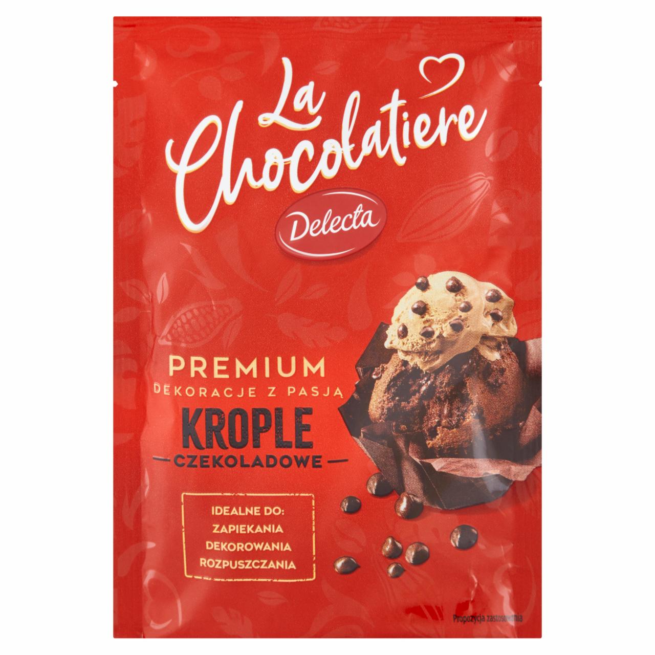 Zdjęcia - Delecta La Chocolatiere Premium Krople czekoladowe 100 g