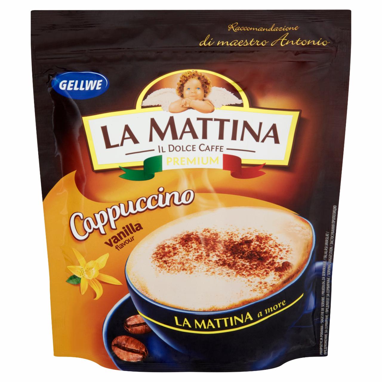 Zdjęcia - Gellwe La Mattina Napój kawowy Cappuccino o smaku waniliowym 100 g
