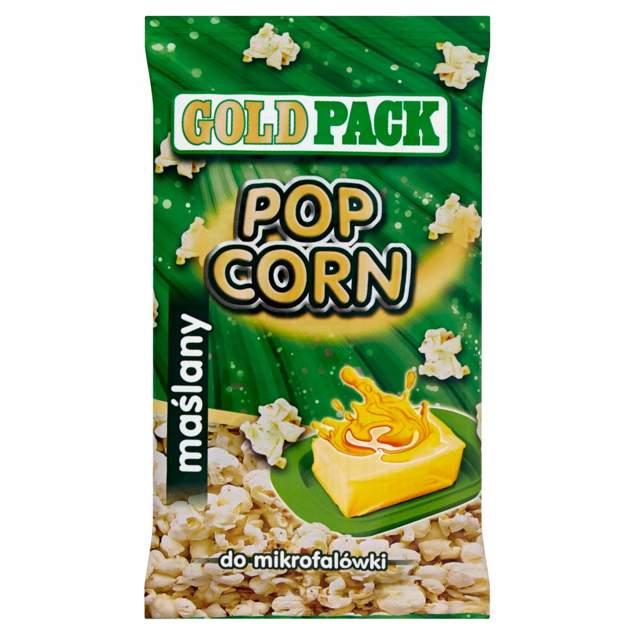 Zdjęcia - Gold Pack Popcorn do mikrofalówki maślany 100 g