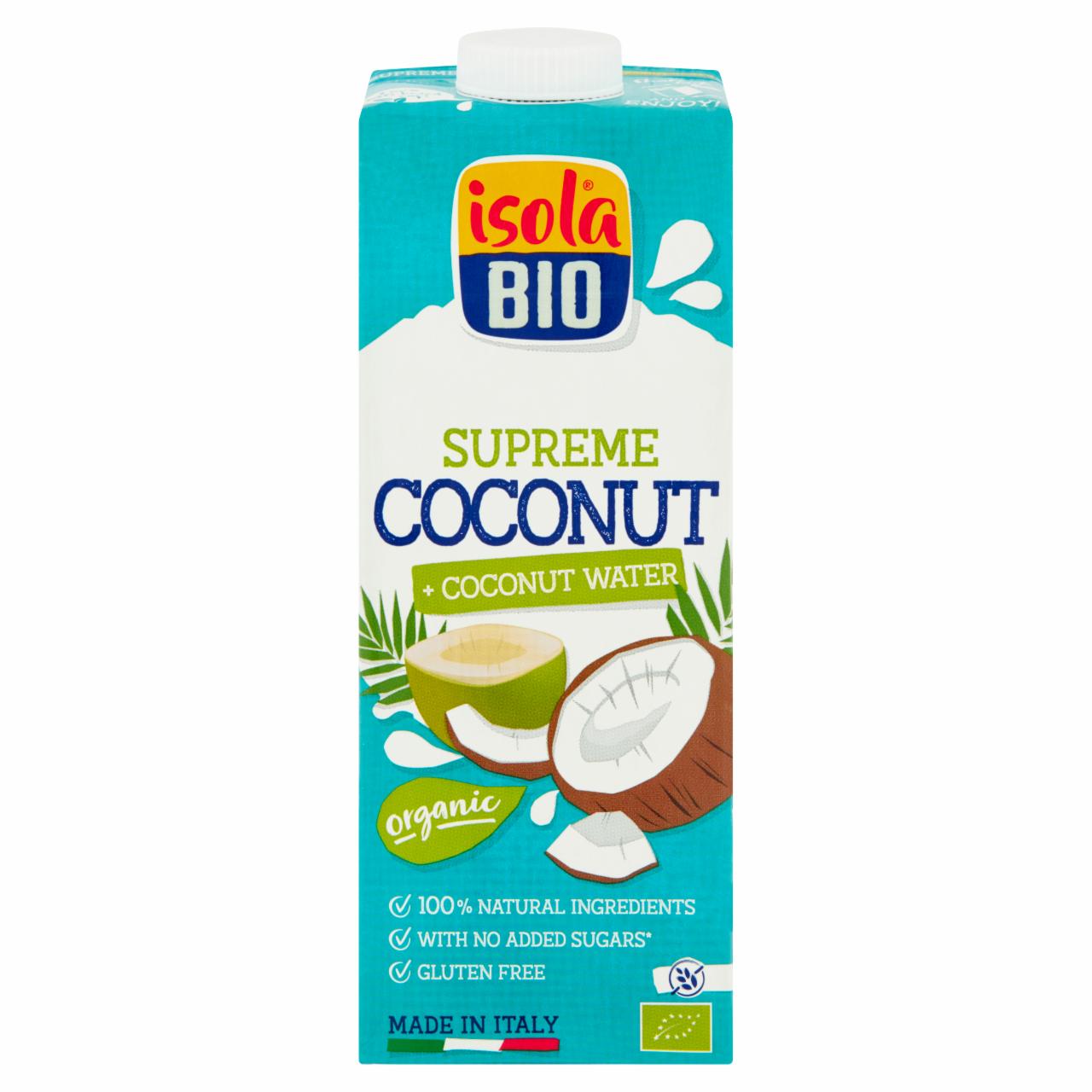 Zdjęcia - Isola Bio Napój kokosowy z wodą kokosową Bio 1 l