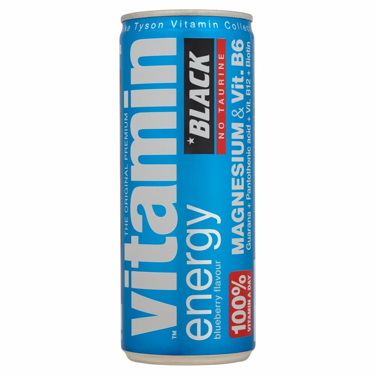 Zdjęcia - Black Vitamin Energy Magnesium & Vit. B6 Gazowany napój energetyzujący 250 ml