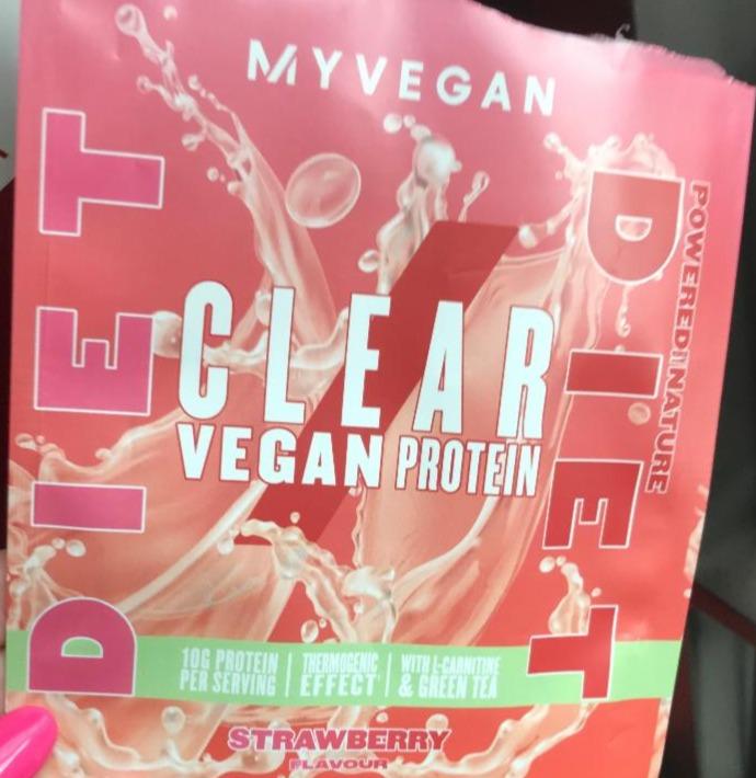 Zdjęcia - Clear Vegan Protein Diet Strawberry MyVegan
