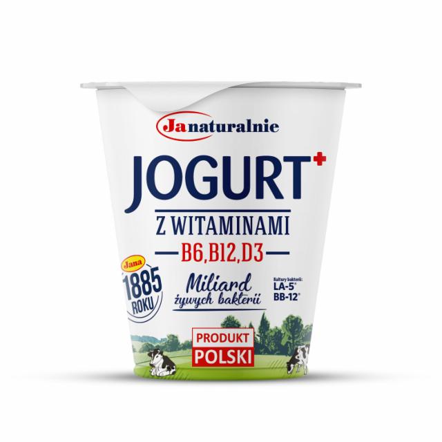 Zdjęcia - Jogurt z witaminami B6 B12 D3 Janaturalnie Jana