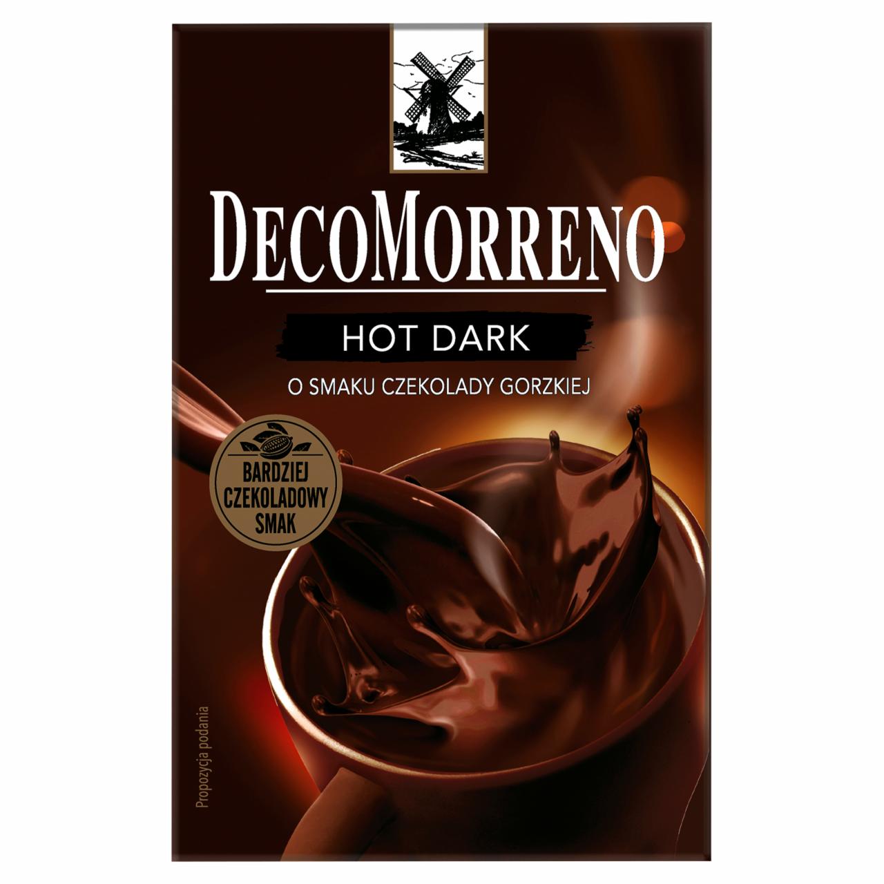 Zdjęcia - DecoMorreno Hot Dark Napój instant o smaku czekolady gorzkiej 250 g (10 x 25 g)