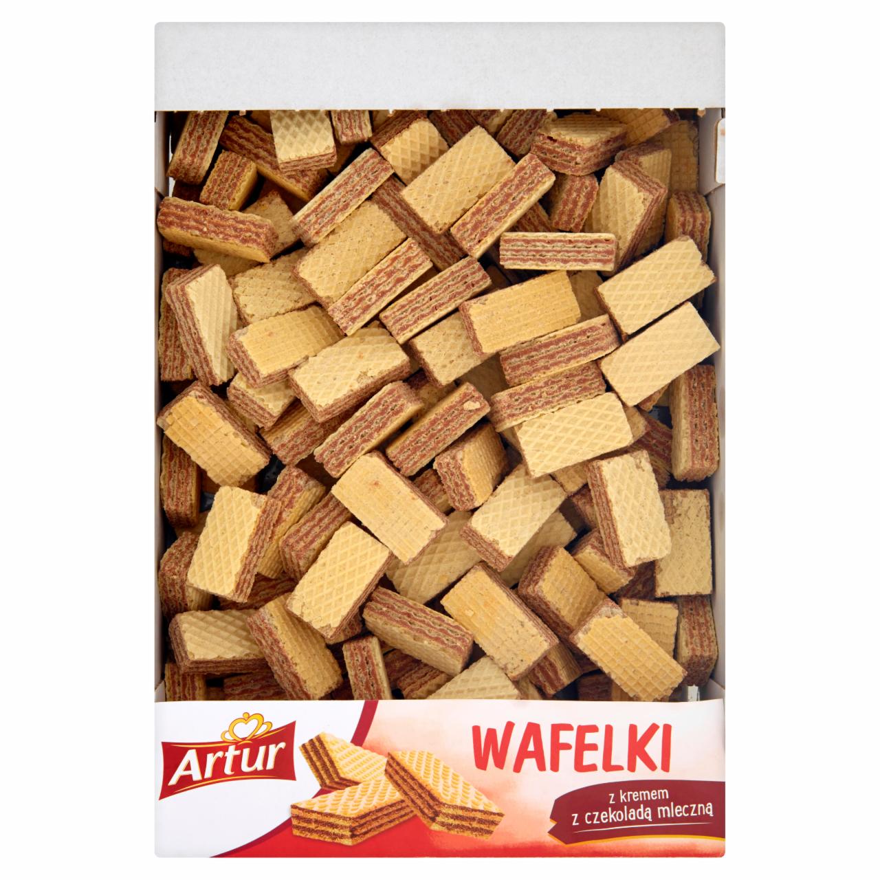 Zdjęcia - Artur Wafelki z kremem z czekoladą mleczną 650 g