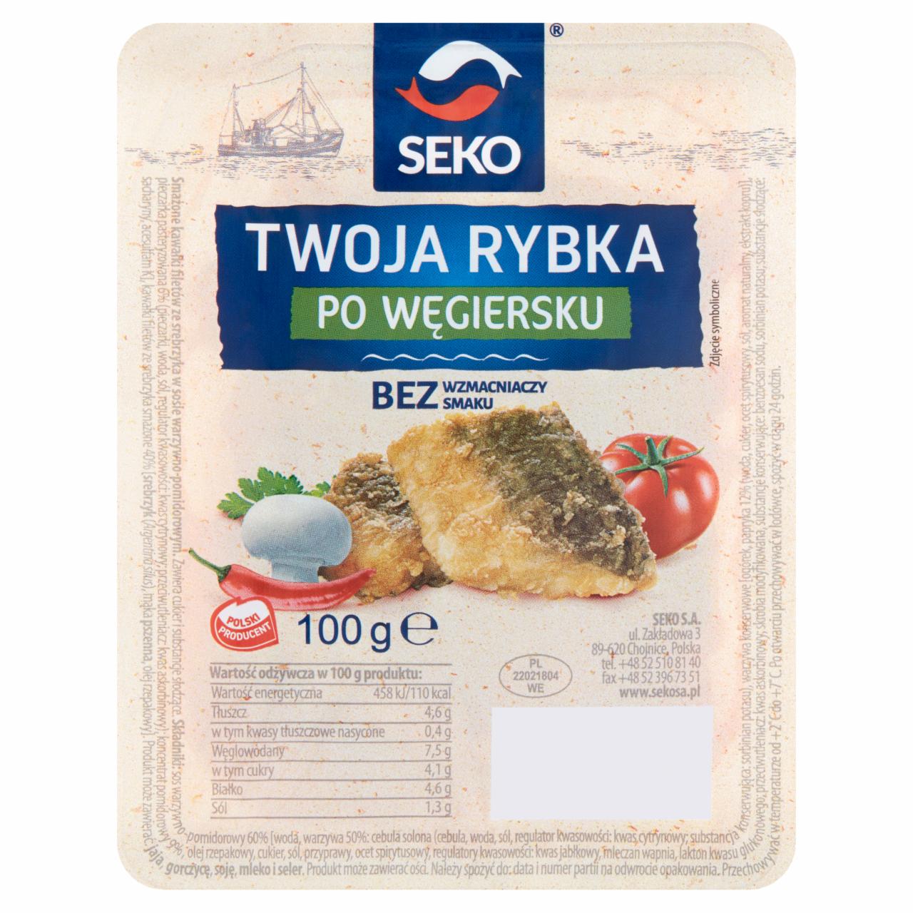 Zdjęcia - Seko Twoja rybka po węgiersku 100 g