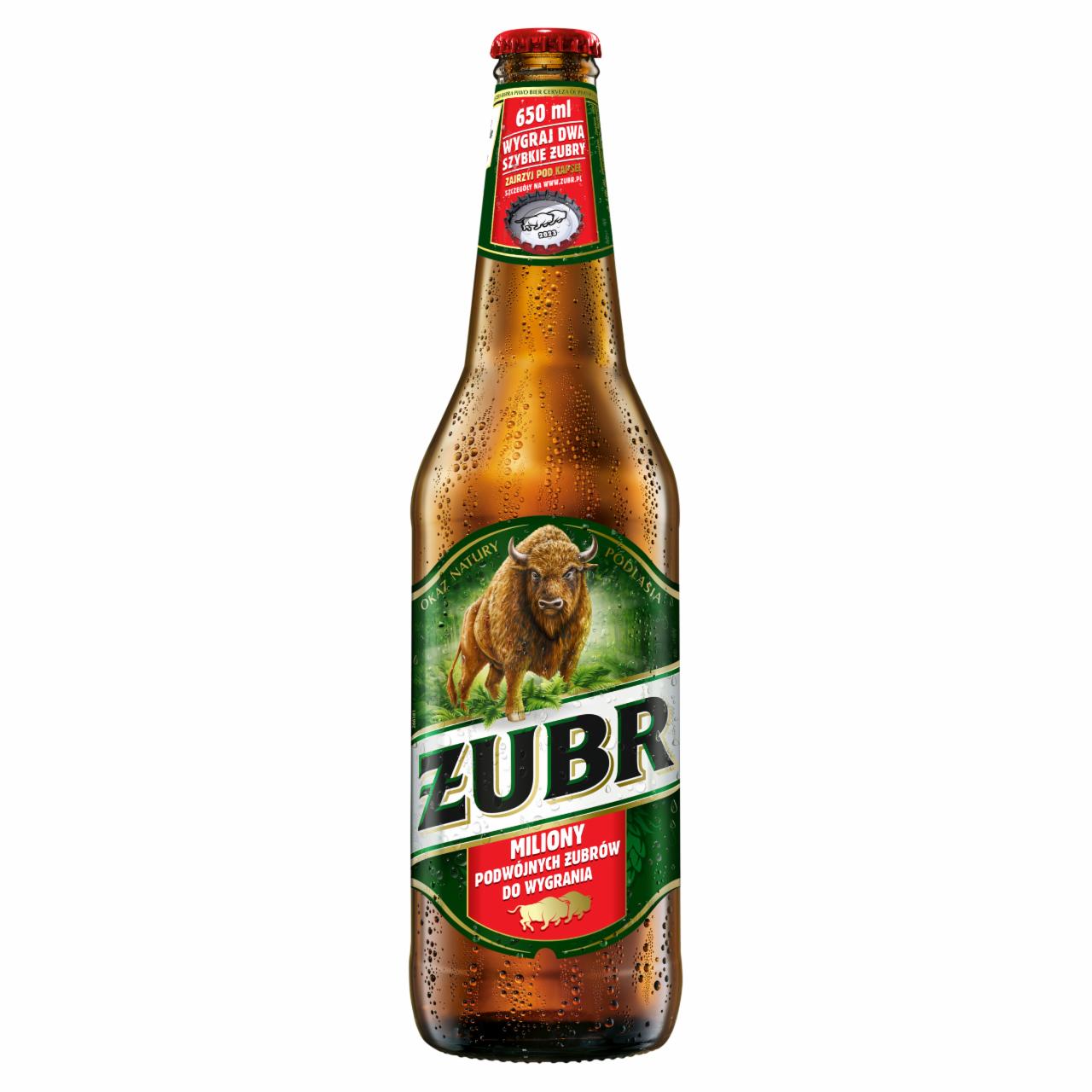 Zdjęcia - Żubr Piwo jasne 650 ml