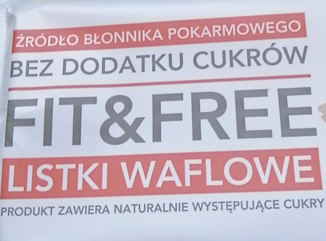 Zdjęcia - Fit&Free Listki waflowe bez cukru