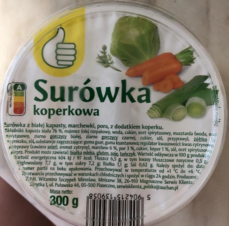 Zdjęcia - Surówka koperkowa Auchan