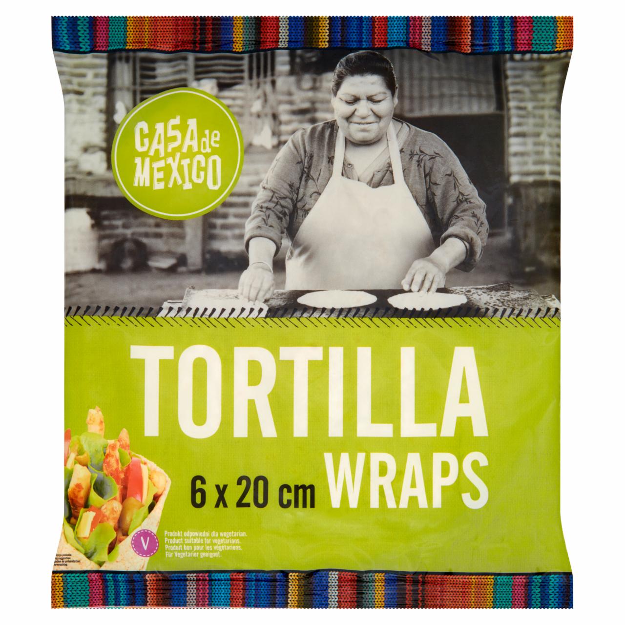 Zdjęcia - Casa de Mexico Tortilla wrap 20 cm 240 g (6 sztuk)