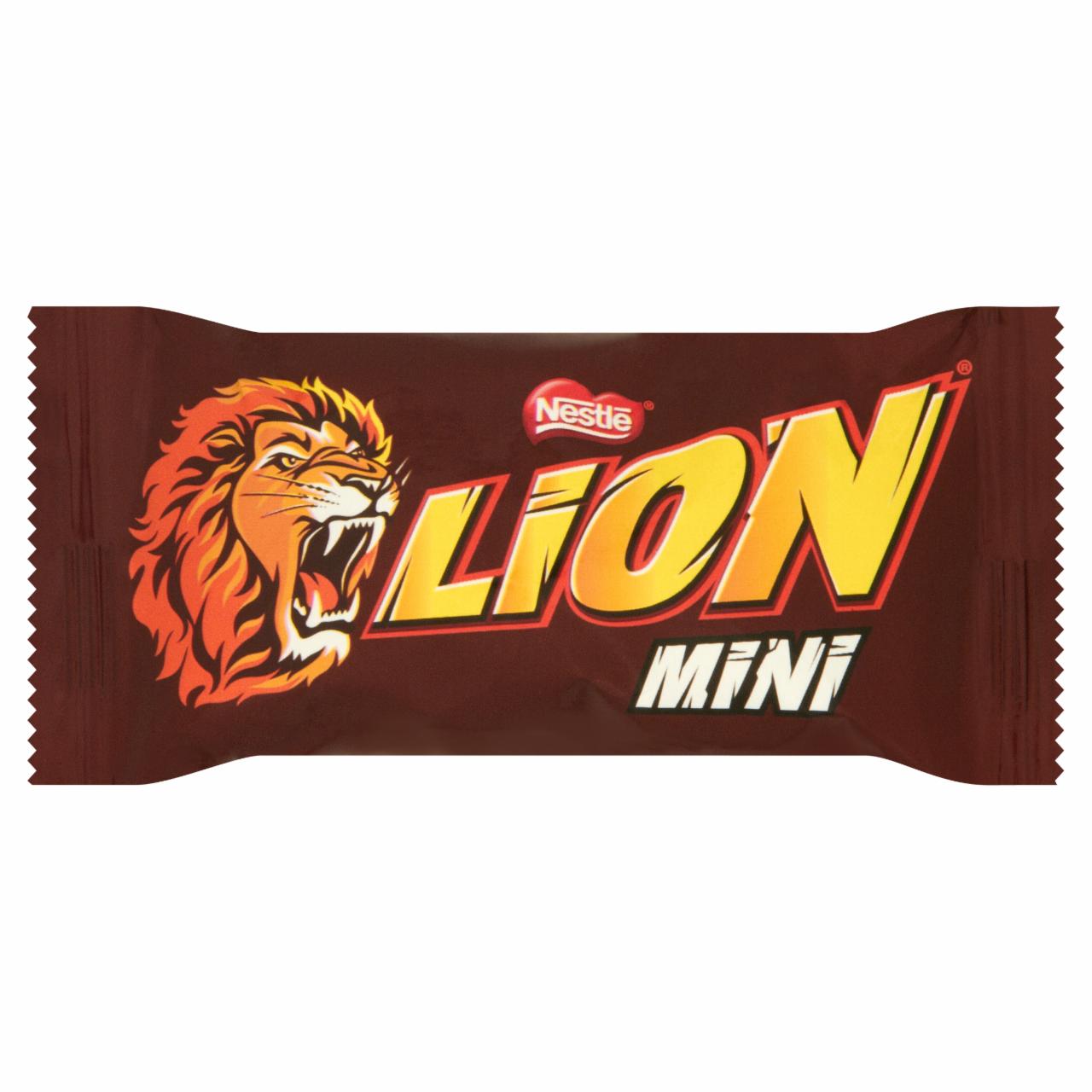 Zdjęcia - Lion Mini Nadziewany wafel z karmelem i płatkami pszennymi w polewie kakaowej