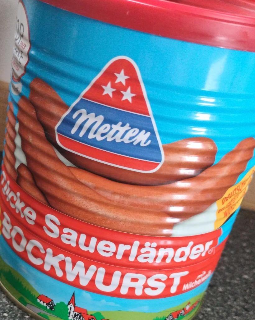 Zdjęcia - Bockwurst Metten