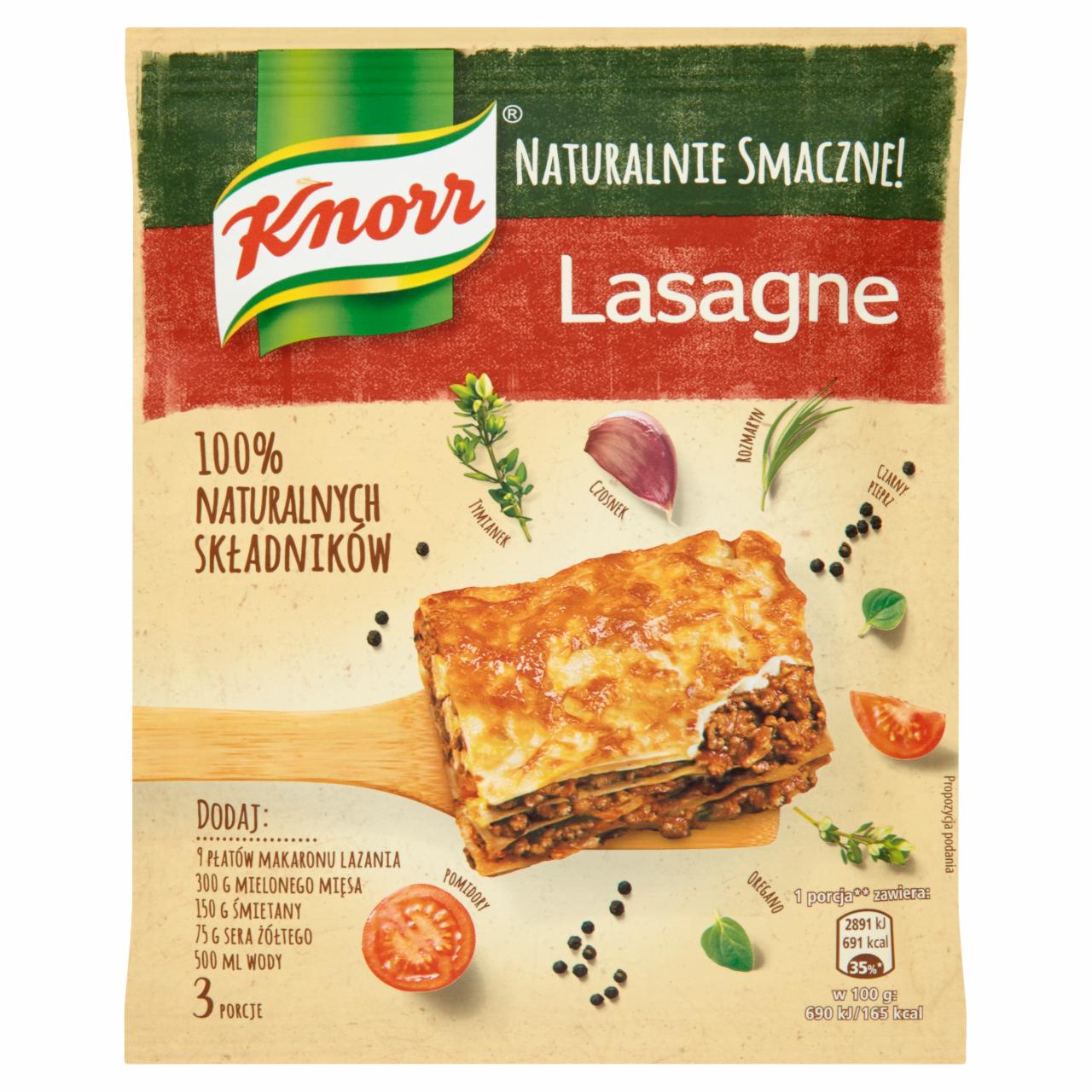Zdjęcia - Knorr Lasagne 60 g