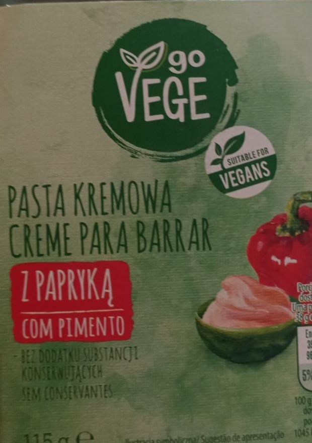 Zdjęcia - pasta vege kremowa z papryką go vege