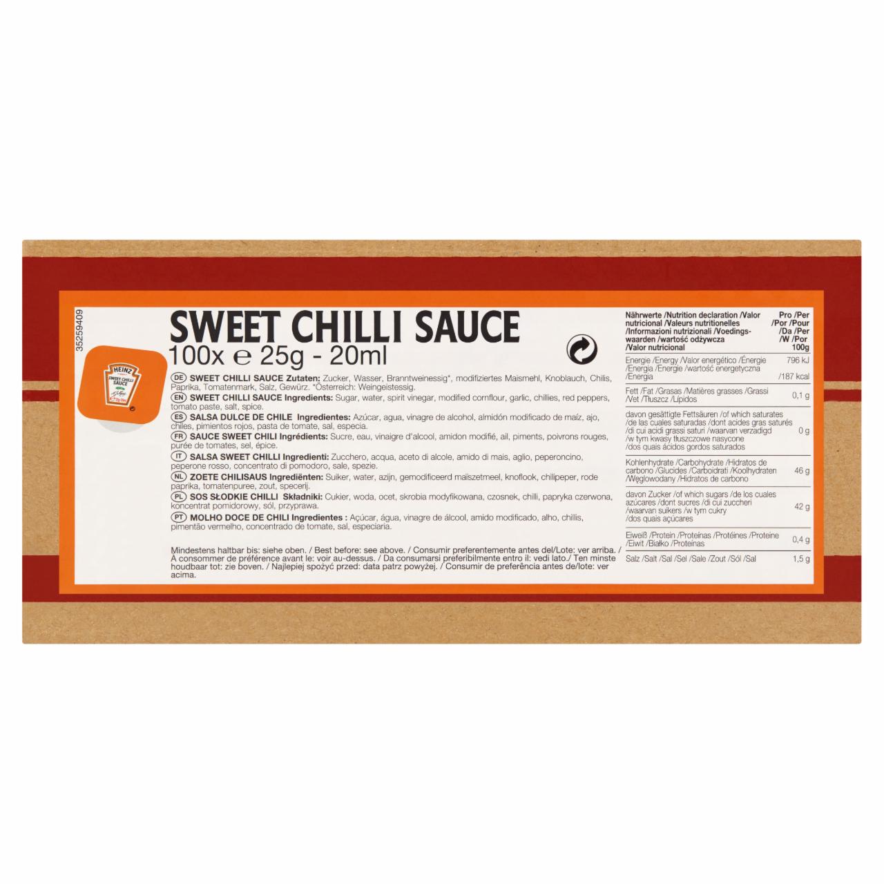 Zdjęcia - Heinz Foodservice Sos słodkie chilli 100 x 25 g