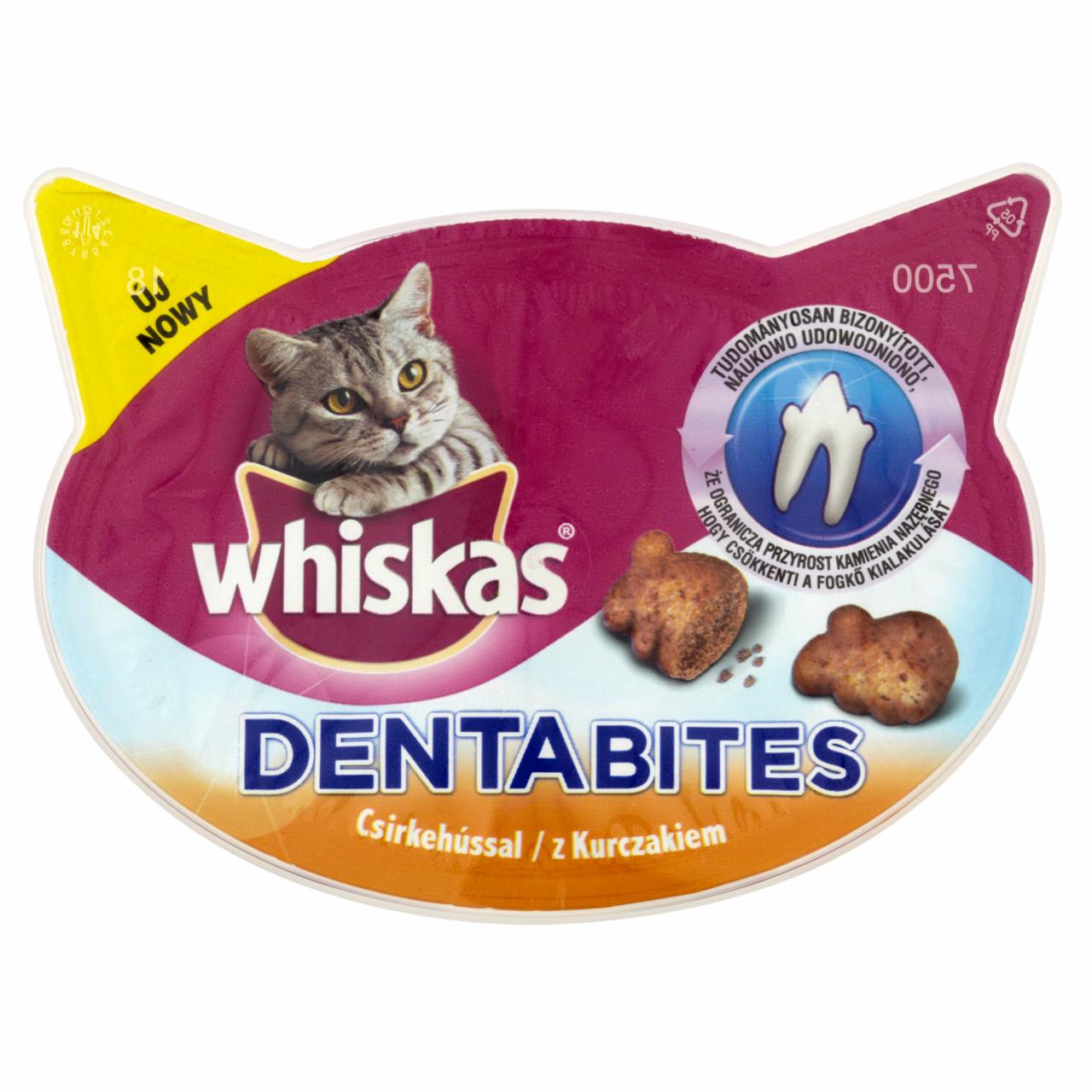 Zdjęcia - Whiskas Dentabites z kurczakiem Karma uzupełniająca 40 g