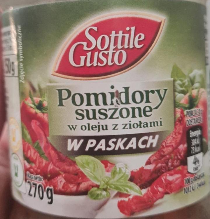 Zdjęcia - pomidory suszone w oleju z ziołami w paskach Sottile Gusto