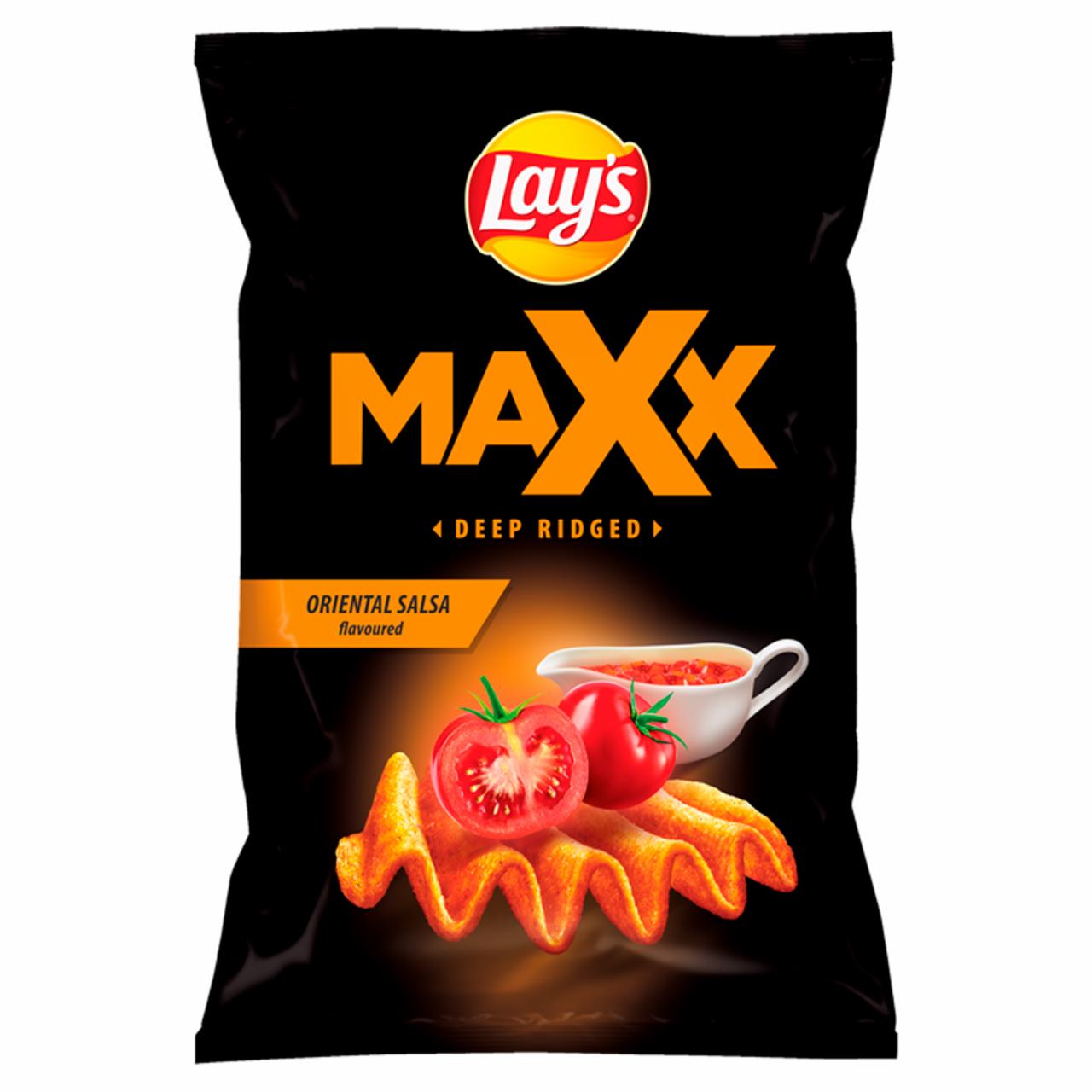 Zdjęcia - Chipsy ziemniaczane o smaku orientalnej salsy Lay's maxx