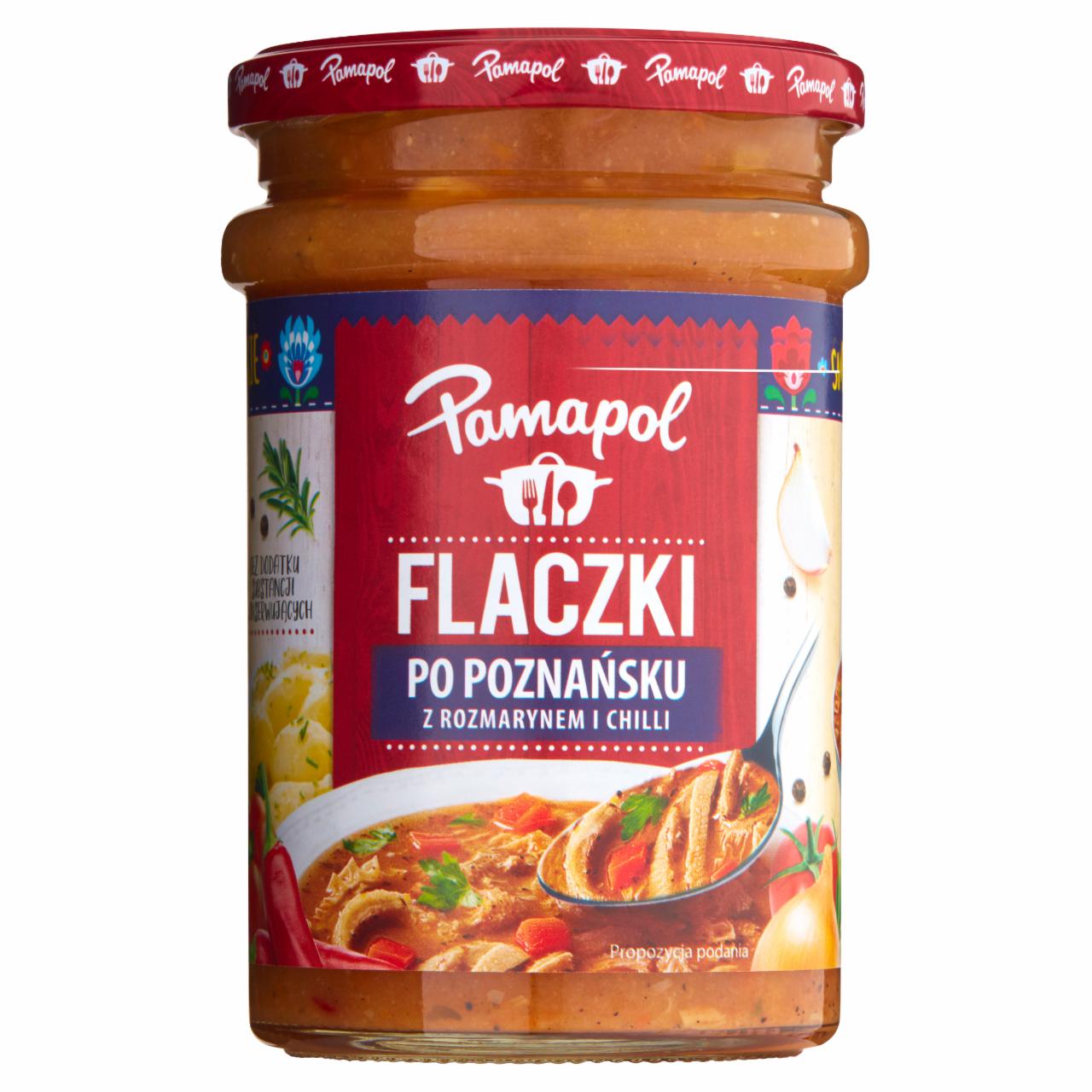 Zdjęcia - Pamapol Flaczki po poznańsku z rozmarynem i chilli 500 g