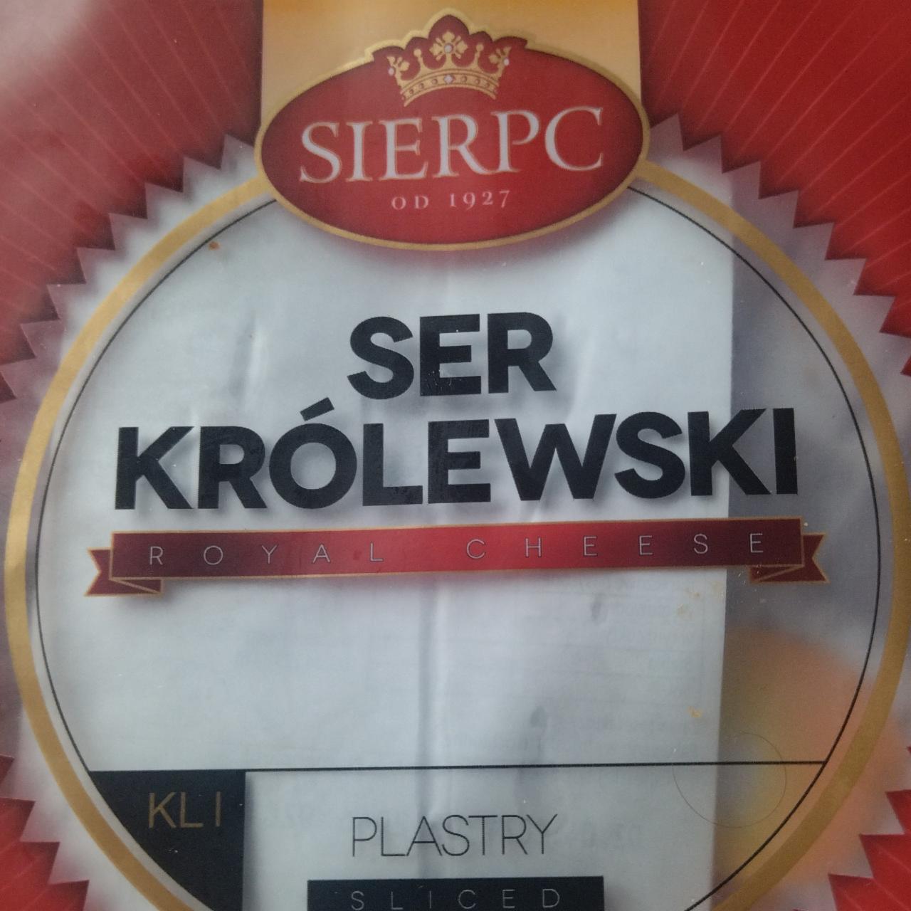 Zdjęcia - Ser Królewski plastry 135g Sierpc