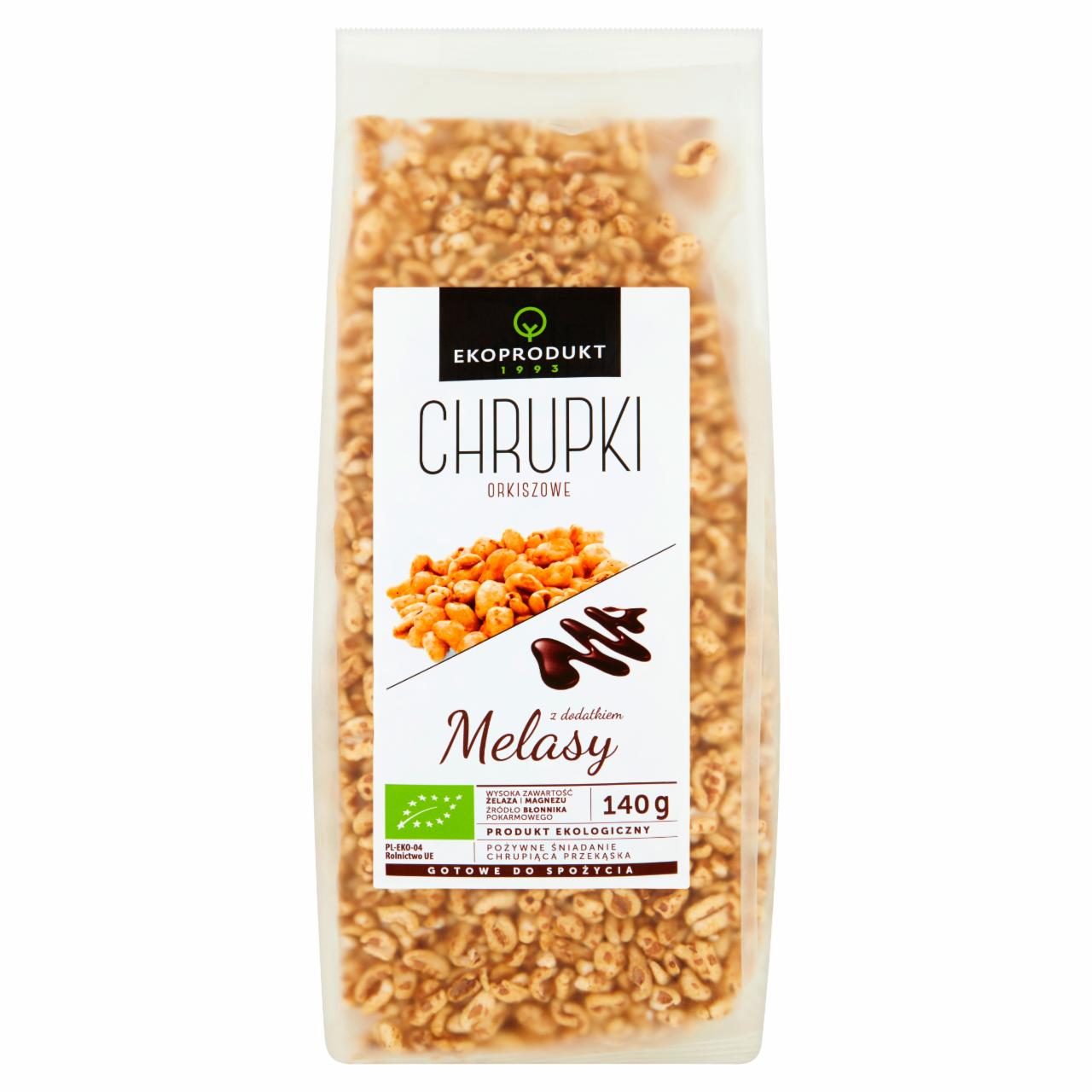 Zdjęcia - ekoProdukt Chrupki orkiszowe z dodatkiem melasy 140 g