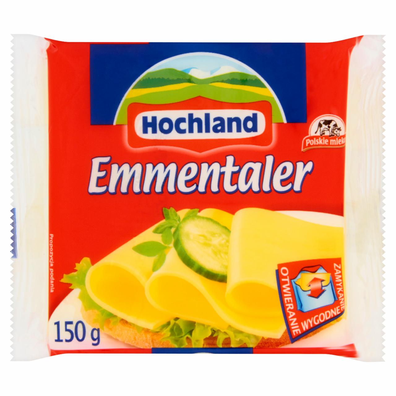 Zdjęcia - Hochland Emmentaler Ser topiony w plastrach 150 g