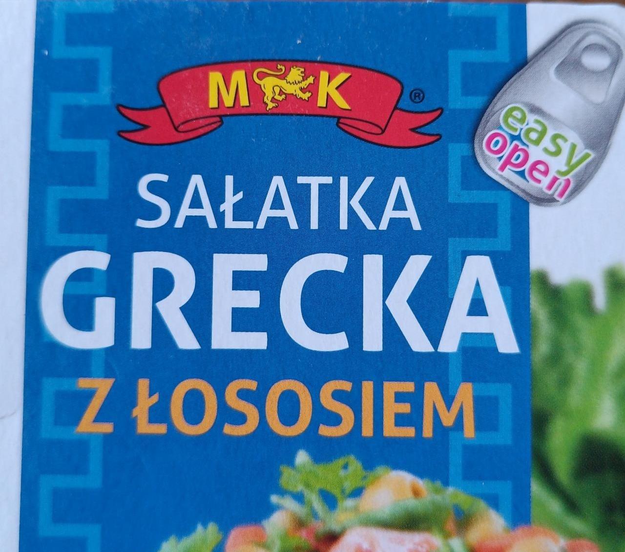 Zdjęcia - Sałatka grecka z łososiem MK