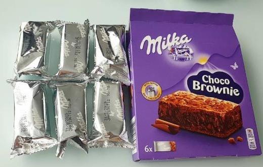 Zdjęcia - Milka Choco Brookie Ciastko z czekoladą 132 g (6 sztuk)
